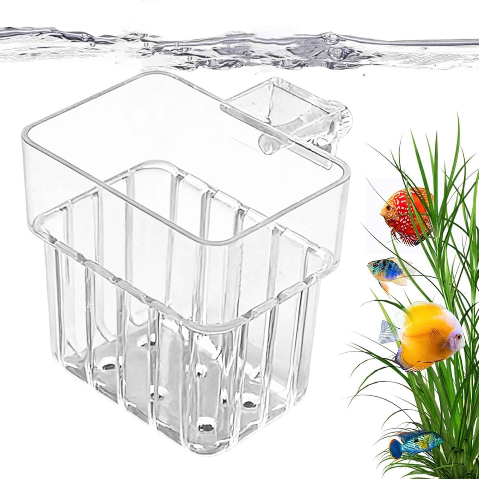 Plant Aquarium Pot - Transparent Hangable Aquarium Plant Holder Pot