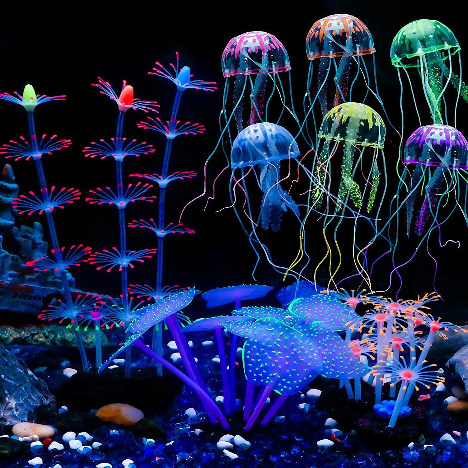 Silicone Glowing Landscape Art - Aquarium Plants Live 评论和价格
