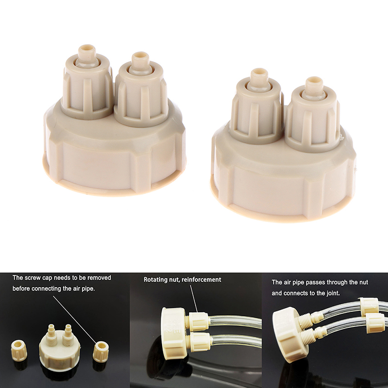 2Pcs ABS Aquarium CO2 System T - Live Plant Aquarium 评论和价格