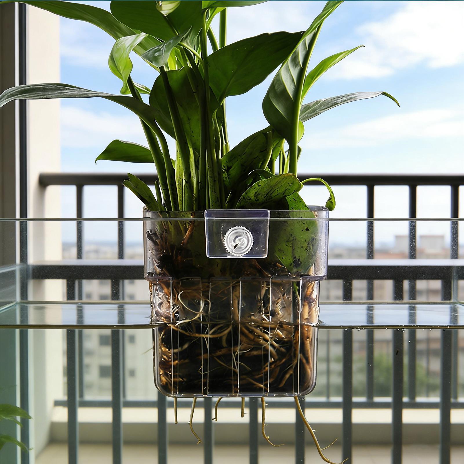 Transparent Hangable Aquarium  - Aquarium Plants Live 评论和价格