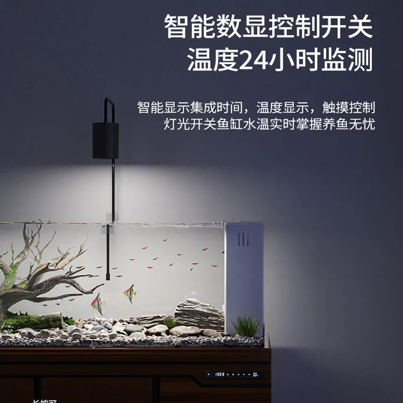 Large Ultra White Glass Fish T - Aquarium Planted Tank Filter 评论和价格