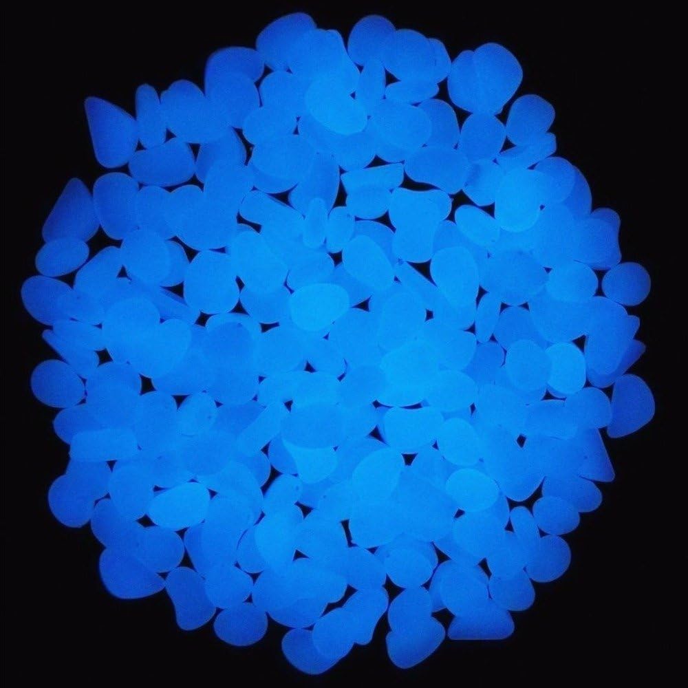 Fish Tank Rocks Glow Blue Pebb - Plant Aquarium Pot 评论和价格