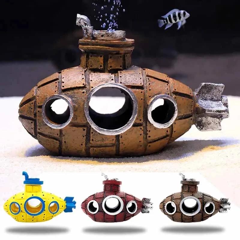 Resin Submarine Ornaments Aqua - Aquarium Plants Live 评论和价格