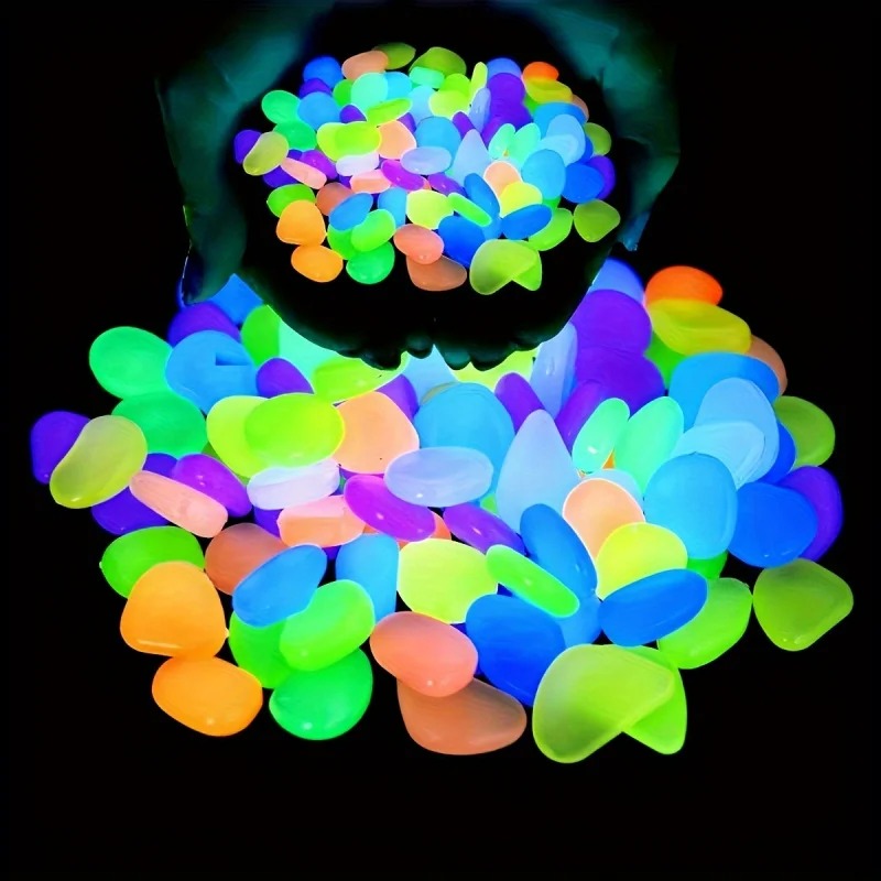 100/300pcs Glow In The Dark Pe - Plant Aquarium Pot 评论和价格