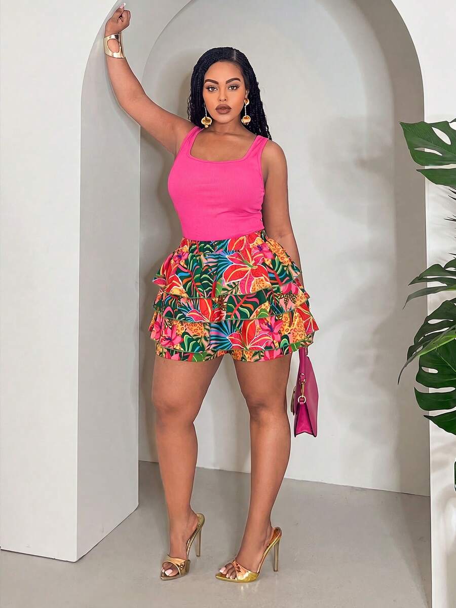 Veslaya 2pcs Plus Size Women S - Planted Tank 评论和价格