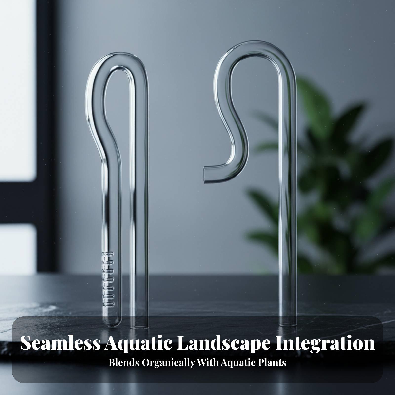 Planted Tank Glass Lily Pipe I - Aquarium Planted Tank Filter 评论和价格