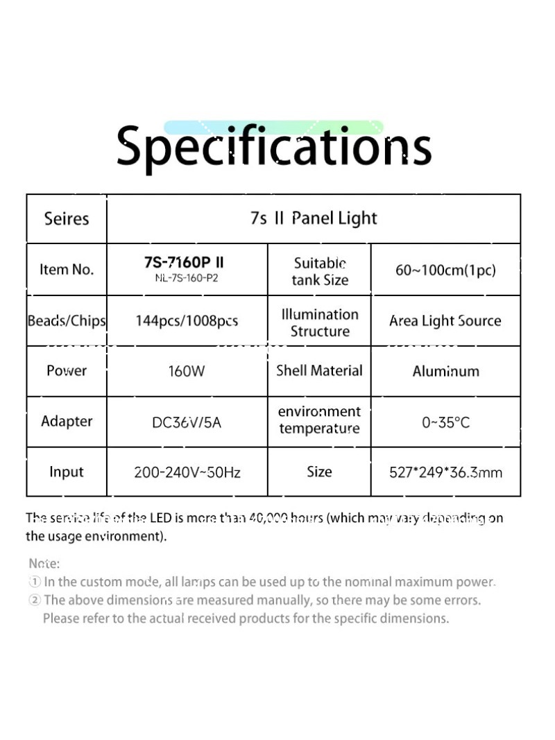 Aquarium LED Light 160W RGB Fu - Planted Tank 评论和价格